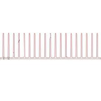 Wakefield Thermal 122260 ການດຶງອອກ ການດຶງອອກຕາມຄວາມຍາວ, 12", ອັດຕາສ່ວນສູງ, ຮອບຄວາມຮ້ອນ 19035, 12x9.24x2.7"
