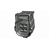 AMP Connectors - TE Connectivity 184326-2 ກອງປົງ 2X2 PLG ASY KEY H C4 ສີເຫຼືອງ