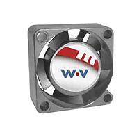 Wakefield Thermal DC0251012H2B-2T0 ພັງລົມບໍ່ມີແບບແບຣດ, 25x10mm, 12VDC, 2.41CFM, 0.96W, 0.08A, 28dBA, 2Ball Bearing, 2 Leads