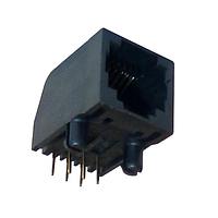 Amphenol Commercial Products RJE03-166-0110H ປຸ່ມຕ່ອມ 6P Modular Jack ມີຂອບຂ້າງ