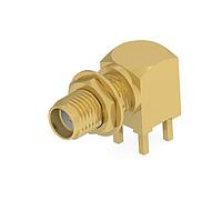 Linx Technologies - TE Connectivity 2484787-1 ຕູ່ມິດ Coaxial SMA Jack RA PCB Thru Hole BHD 18 GHz