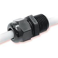 Heyco 3228 ກຣິບສະກອບສາຍ .181" - .312" CABLE NPT HUB ສີດຳ