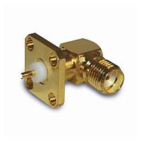 Amphenol RF 132267 ຕົວເຊື່ອມ SMA R/A 4 ຮໍ້ RECPT SOLDER
