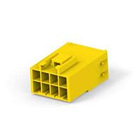 AMP Connectors - TE Connectivity 179467-4 ຝາປົກຄົວແລະຮູງສາຍໄຟ AMP POWER DBL LOCK CAP HSG 8P