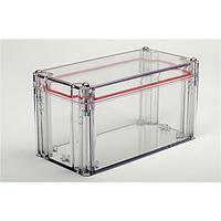 Serpac RB63P06C16C NEMA/IP ອັດຕາ N4/IP67 CLR/CLR POLY 6.30 x 3.15 x 2.17"