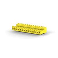 AMP Connectors - TE Connectivity 4-644466-4 ການປະກອບ Receptacle 14P MTA156 CONN ASSY 20AWG YEL