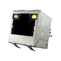 Amphenol Commercial Products RJE45-188-2411 Modular 1 PORT 8P LOW PROFILE CAT6