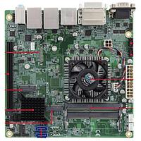 iBASE Technology MI995VF-X27 ຄອມພິວເຕີແບບບອດເດັດ ITX, Intel Xeon E-2176M(2.4Ghz 4.4GHz)+ ເຄື່ອງລົມ CPU, CM246 PCH, DDR4 SO-DIMM, ມີ 219LM GbE LAN x 1 + I210AT GbE LAN x 1, ຈໍສະແດງ( HDMI (2.0a)/DisplayPort/DVI-D/eDP), SATA III x 4, COM x 6, PCI-E(16x) x 1, M.2 x 2, MiniCIe x 1, ສະໜັບສະໜູນ vPro, iAMT 11.