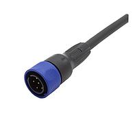 Bulgin PXP4000/002/06P ສາຍເຊັນເຊີ / ສາຍ Actuator ຫົວຕໍ່ສາຍ Flex ແບບສາຍຕໍ່ສຳເລັດຮູບ - 2m - 6 Contacts - ປລັກ