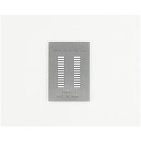 Chip Quik PA0011-S ປຸ່ມຊອກເກັດ & ອະແດບເຕີ SOIC-28 ແບບສແຕນເລດສຕີນ Stencil