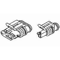 AMP Connectors - TE Connectivity 1743427-1 ຮາວຊິ້ງ SUPER SEAL 3P PLUG ASSY