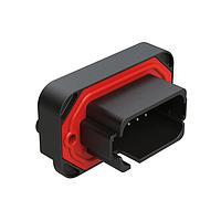 Amphenol SINE Systems AT15-18PE-BM03BK ຕົວເຊື່ອມຕໍ່ 18 ຕຳແໜ່ງ, ຕິດຕັ້ງຢູ່ບ່ອນຕິດຕັ້ງ Flange ແບບຕົວຕັ້ງຕົວຕັ້ງຕົວຕັ້ງ PCB, ຕິດຕັ້ງຕົວຕັ້ງຕົວຕັ້ງ Tin Plated Contacts Included, Keyed E, ສີດຳ