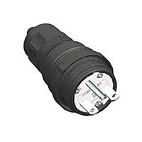 Molex 1301460190 ປຸກແລະປະຕູຮັບໄຟ AC 6-15P WATERTITE PLUG - ສີດຳ