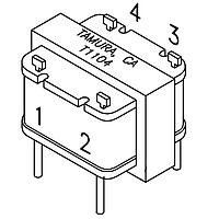 Tamura T1104 ຕົວແປກຳລັງ MODEM TRANSFORMERS 46Ohm Prim. DCR - 63Ohm sec
