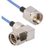 Amphenol SV Microwave MSSMA-047-MRSMA-060 ສາຍສະບັບ RF SMA ຕົວຜູ້ຊາຍຕົງ M ຫາ SMA R/A M 6" Cable