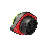 Amphenol SINE Systems AHDP02-24-18SN-SRA ປະຕູຮັບ 18 ຕຳແໜ່ງ, ປິດກົດຂະໜາດ 24