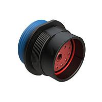 Amphenol SINE Systems AHDP04-24-14PR-WTA ຕົວເຊື່ອມຕໍ່ 14 ຕຳແໜ່ງ Receptacle, Pin, Shell Size 24, Reduced Diameter Seal (ສີຟ້າ), Wide Thread Adapter