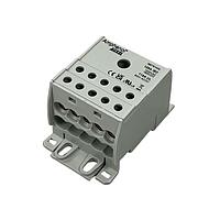 Amphenol Auxel 38076AAXL ບລອກທາມິນລະບົບ DIN Rail 1P - ບລອກການຈັດຈໍາແບ່ງພະລັງງານ - 125A