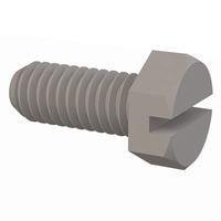 Essentra Components 3231218075 Slotted Hex Slotted Hex Screw, 5/16-18 Thread, 3/4 Lg