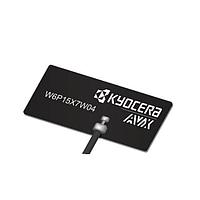 KYOCERA AVX W6P15X7W04-U100D3B0A ແອນເຕນາຝັງ Wi-Fi 6E/7 ແຖວເດັດ MHF 6GHz 5925-7125MHz 2W 50ohm 15.9x7.6x0.53mm 100mmCbl