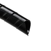 HellermannTyton 161-05089 ກົງຫຼອດກະດູກກະດູກ Spiral Wrap Spiralwrap Protective Sheathing, ຂະໜາດ 0.75" ສີ PA6 ດຳ, 500ft/ມໍ້