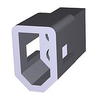 AMP Connectors - TE Connectivity 770340-3 ຮູງຮັບ Receptacle 02P 0.062 COMM P&S PLUG ສີດຳ