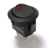 E-Switch RR11534400 ສະຫນັບສະຫນູນ Rocker Switches Illuminated, ສະຫນັບສະຫນູນ Round Power Rocker Switch
