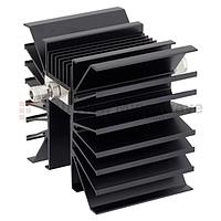 Fairview SA3NFM300W-06 6 dB Fixed Attenuator N Female To N Male Directional Up To 3 GHz Rated To 300 Watts With Black Aluminum Heatsink Body