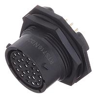 Amphenol SINE Systems RTS716ND26S03 ຕົວເຊື່ອມຕໍ່ Receptacle, Jam Nut SZ16