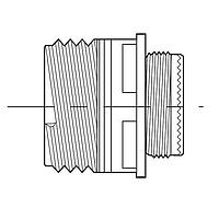 DEUTSCH - TE Connectivity D38999/20FE26PN ປຸ່ມຮັບ DTS 26C 26#20 PI