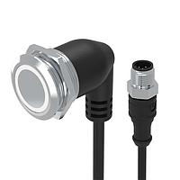 EAO 82-665G.1154 ປຸ່ມກົດສະແດງແສງຕ້ານການທຳລາຍ.ປຸ່ມກົດຊົ່ວຄາວ.22mm.ເຫຼັກບໍ່ມີຂຸ້ນ SUS 316L.ພື້ນຜິວແບບລະດັບ/ລະດັບລົງ.ແສງສະແດງຮູບແບບແຫ່ງ Tritan.ຂາວ 24VDC.Ag.ສາຍສອງ 200mm ມີຕໍ່ M12.ອອກສາຍ 90