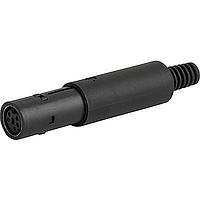 Schurter 4850.3500 ປຸ່ມຕໍ່ຕ່າງ DIN LINE SOCKET 5 POLE