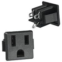 Qualtek Electronics 738W-X2/01 ປຸ່ມຮັບ NEMA 5-15 RECEPT 15A 125V