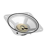 Same Sky (formerly CUI Devices) GF1003M ລະເບີດສຽງໄຟຟ້າອິເລັກໂຕຣແມກເນຕິກ, 102.4 mm ຕາແຫລງ, 36.2 mm ລຶບ, PET, ferrite, 3 W, 8 Ω, 250 Hz, solder eyelets