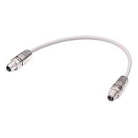 HARTING 21330505806005 ເສັ້ນສາຍເຊນເຊີ / ເສັ້ນສາຍອັກຕູເວດ M12 X-code Press&Go Double Ended Cable Assembly, 8pin, straight male to straight male, 4x2xAWG26/7 Cat6a, PUR gray, 0.5m