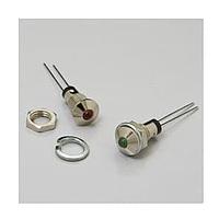 BIVAR MPC3BC5VW6-ER ການປະຊຸມກະແຈດ LED ຕິດຕັ້ງບົດບາດ, LED ແດງ/ຂຽວ HE 3 mm ພ້ອມເລນສ່ອງຂາວກະຈາຍແສງ, ສາຍໄຟ 6 ນິ້ວ, ບໍ່ມີຕົວເຊື່ອມ