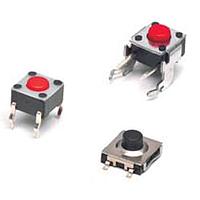 Alcoswitch - TE Connectivity 2-1977223-2 ສະຫນັບສະຫນູນສະຫນັບສະຫນູນ 6MM SMT 100gf TACT SWITCH
