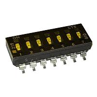 CTS Electronic Components 219-7MST ສະຫນັບສະຫນູນ DIP SPST 7 ສ່ວນຂອງສະຫນັບ