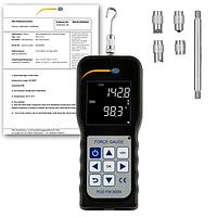 PCE PCE-FM 500N-ICA ເຄື່ອງວັດແທກແຮງ (5~500 N; ISO Calibration Cert.)