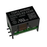 TDK-Lambda CCG1R5-48-12DR ອິນພຸດແບບແຍກຕ່າງ 24/48VDC, ອອດພຸດ +/-12V 0.065A, 1.56W SMD