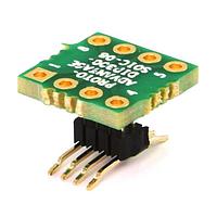 Chip Quik DIP300-SOIC-08W ອາແດບເຕີ DIP-08 (DIP-8) (ຄວາມກວ້າງ 0.3" ຄວາມຫຼຽງ 0.1") ເປັນ SOIC-8 Wide (ຄວາມຫຼຽງ 1.27mm, ຕົວລ່ວງ 300 mil) Adapter