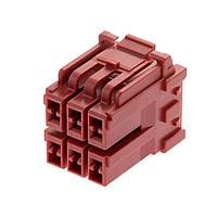 Molex 212209-2042 ຮາກຮອງ Receptacle CP3.3 Rcp Hsg 3.30mm DR PsLck GW 4Ckt ແດງ