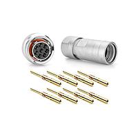 Amphenol SINE Systems RT06128SNH03SS-K ຊຸດຕິດຕໍ່ Connector Kits Plug Kit, Socket, ມີຢາປິ່ນປົວ silicone IP69k