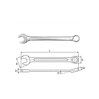 Yato YT-0343 Combination spanner 14mm