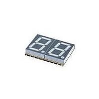 Kingbright ACDA56-41QBWA/D-F01 ຈໍ LED ສີຟ້າ 15000ucd 470nm Com Anode Diffused