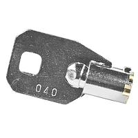 NKK Switches AT4152-040 ກະແຈທູບູລາຣ໌ Key TUBULAR KEY #040 FOR CKL KEYLOCKS
