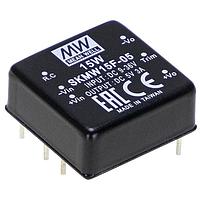 MEAN WELL SKMW15G-05 ອິສເອລເທດ 18-75Vin 5V 3A 15W DIP 1x1 Iso Reg