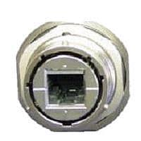 Amphenol Socapex RJF67APE1G ອຸປະກອນຕິດຕັ້ງ Modular Cat6 RJ45 Jam Nut REC Gland ສີຂຽວ