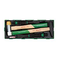 TOPTUL GTA0428 Hammer &amp; Soft Grip Chisel Set (4 pcs)