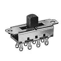 Switchcraft 46313LDRX ສະລາຍສະວິດ DP3T SLIDE SWITCH ON-ON-ON